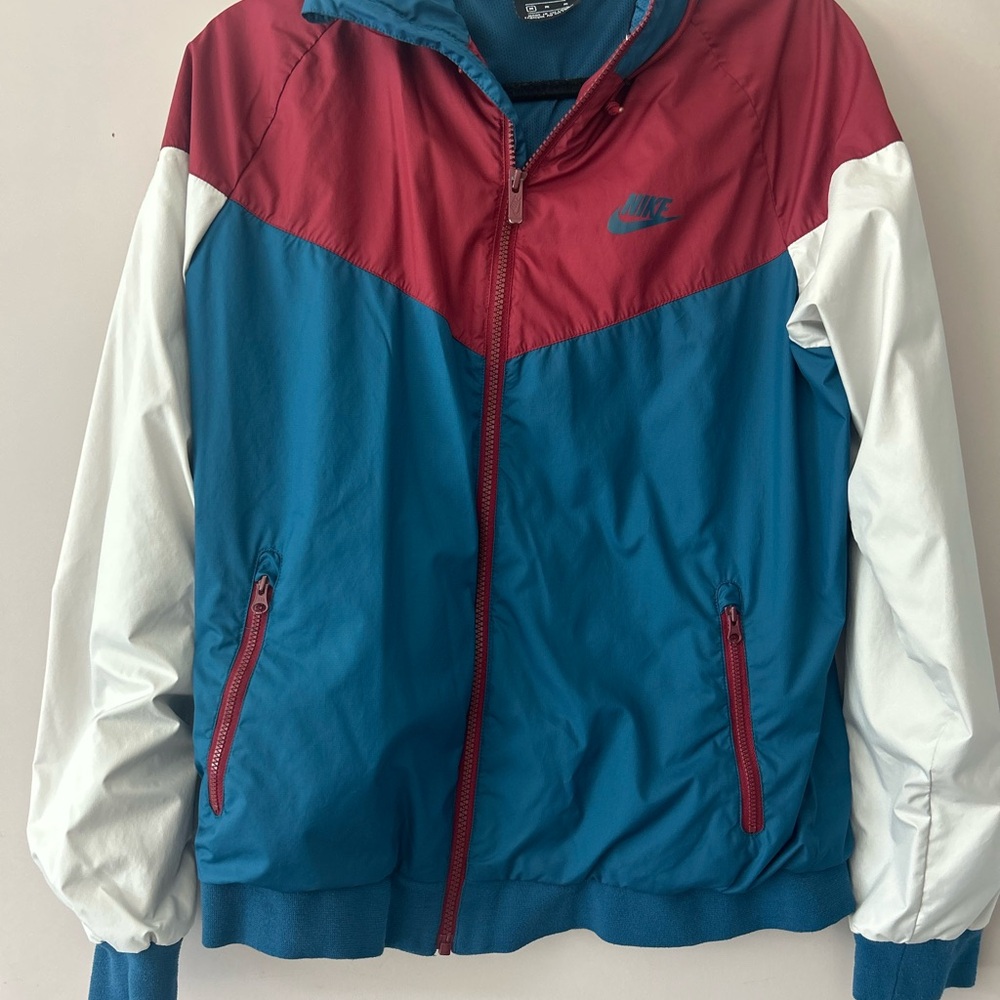 Nike Teal and Red Jacket